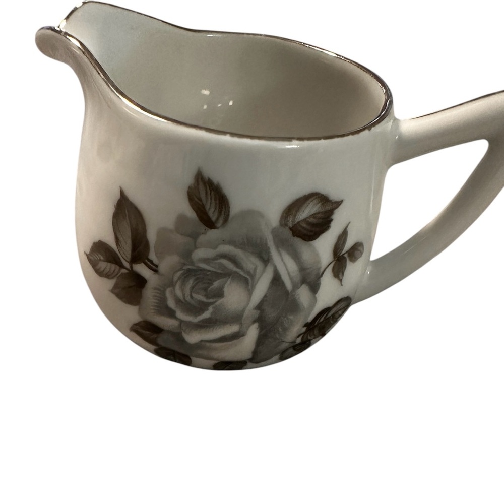 Schumann Arzberg Germany‎ Moon Rose Numbered Porcelain Creamer  #50, 1950-1959